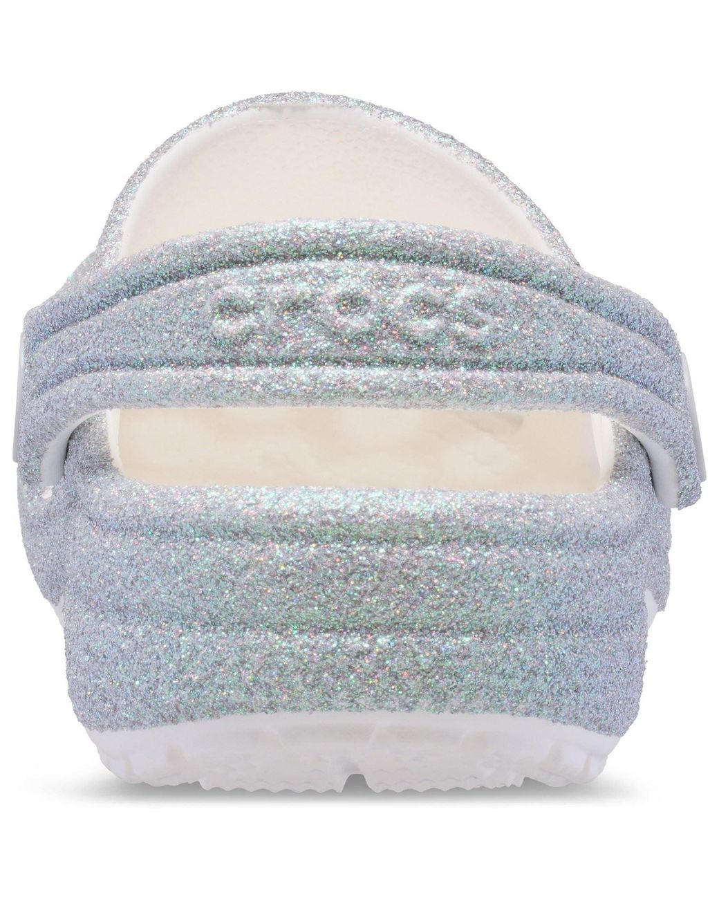 CROCSTM Blue Classic Glitter Clog Synthetic Clogs