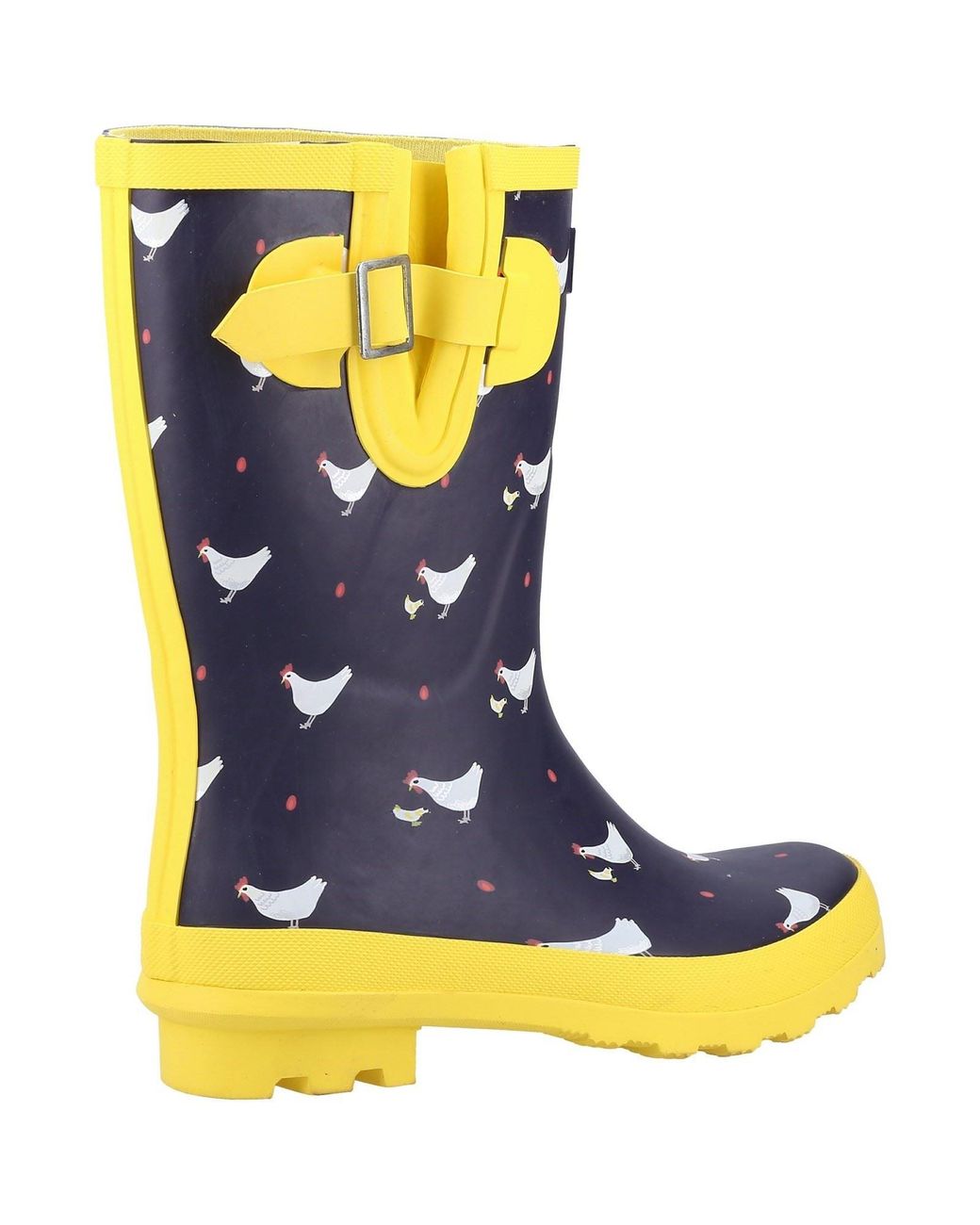 Cotswold Blue Farmyard Mid Rubber Chick Wellington Boots
