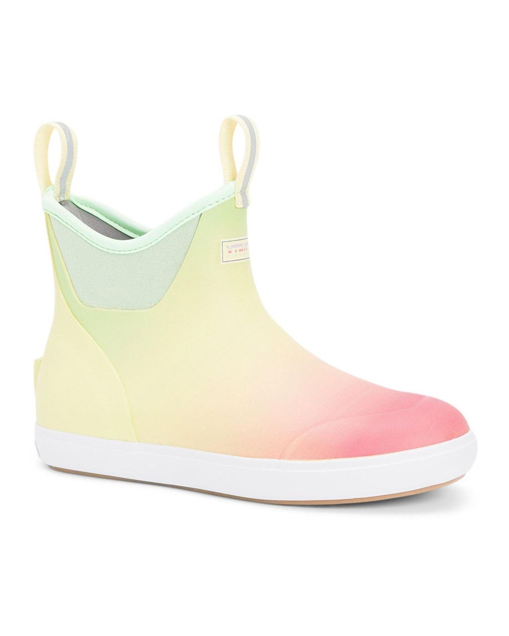XtraTuf Yellow Ankle Deck Rubber Aurora Wellington Boots