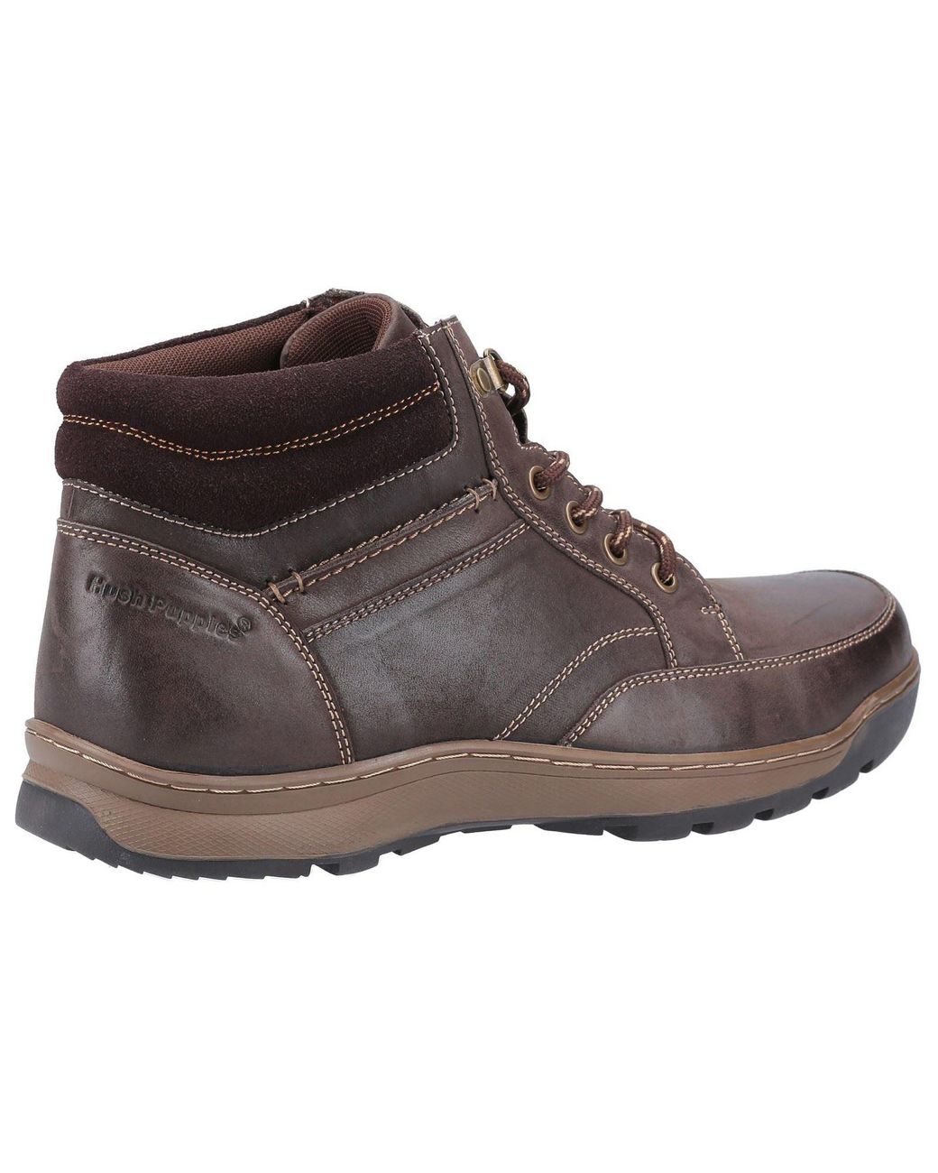 Hush Puppies Brown Grover Nubuck Tan Boots for men