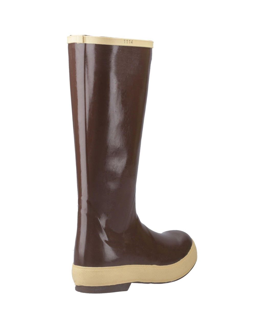 XtraTuf Brown Legacy 15" Plain Toe Rubber Copper/Tan Wellington Boots