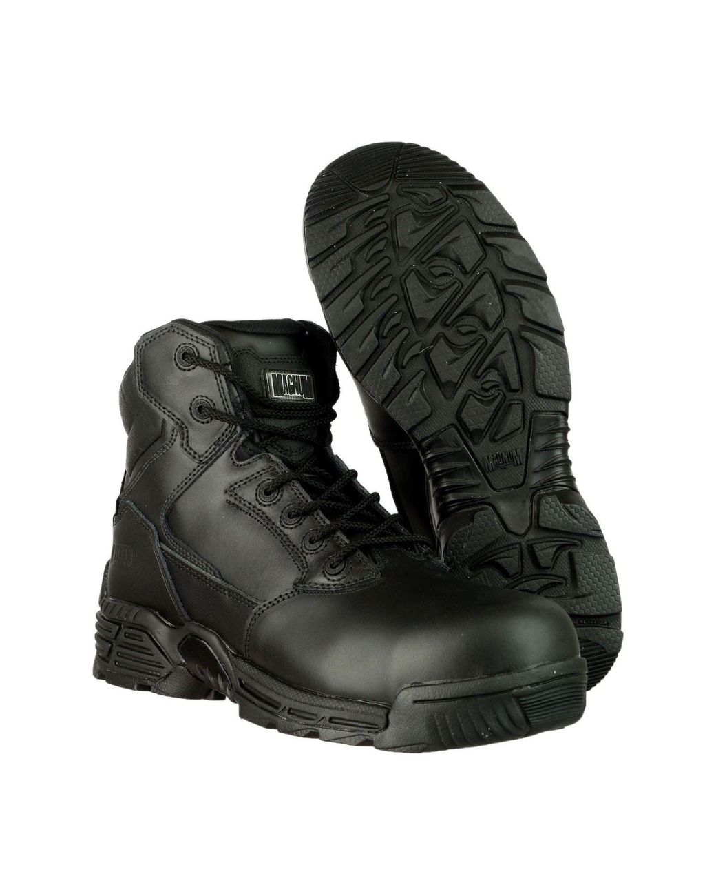 Magnum Black Stealth Force 6.0 Leather Safety Boots