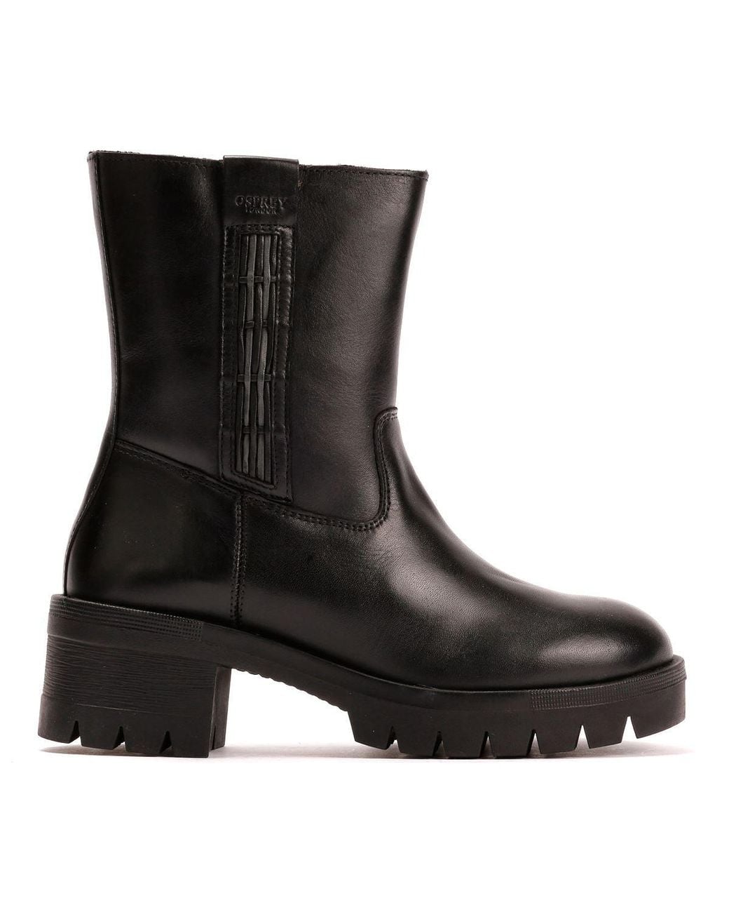 Osprey Black The Indiana Leather Boots
