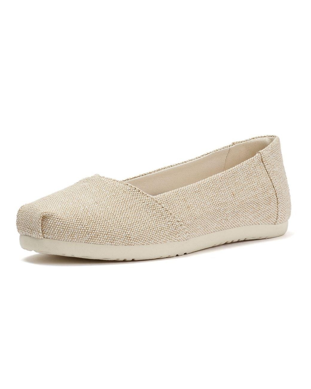 TOMS Natural Alpargata Ballet Canvas Champagne Espadrilles