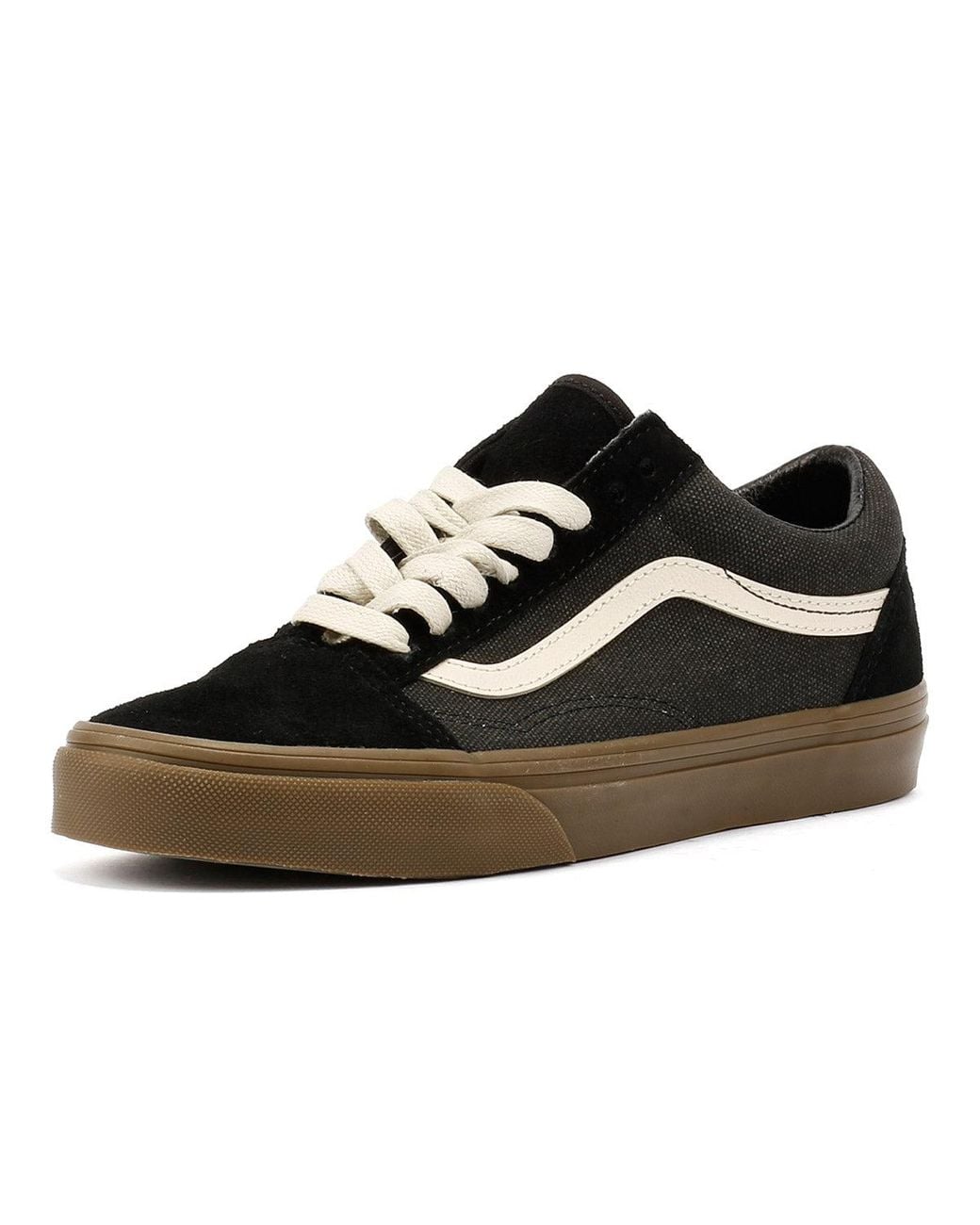 Vans Black Old Skool Heavy Canvas Trainers