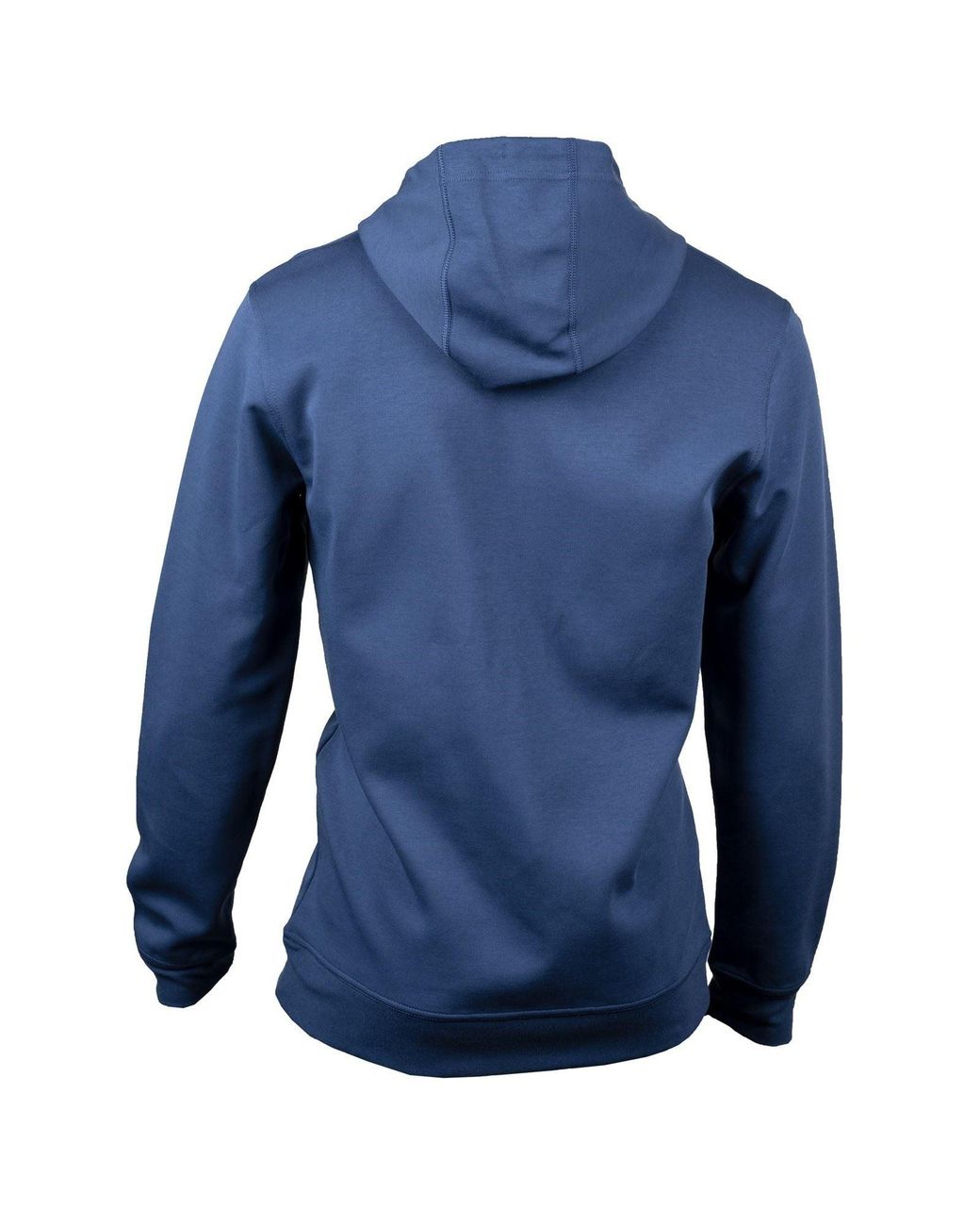 Hard Yakka Blue Embossed Pullover Cotton Hooded Sweatshirt for men