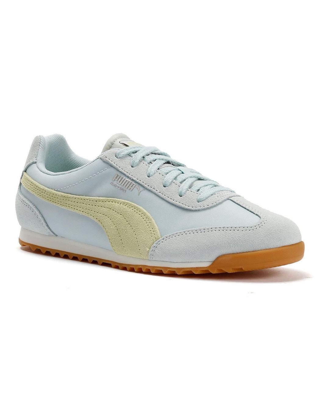 PUMA White Arizona Nylon Trainers