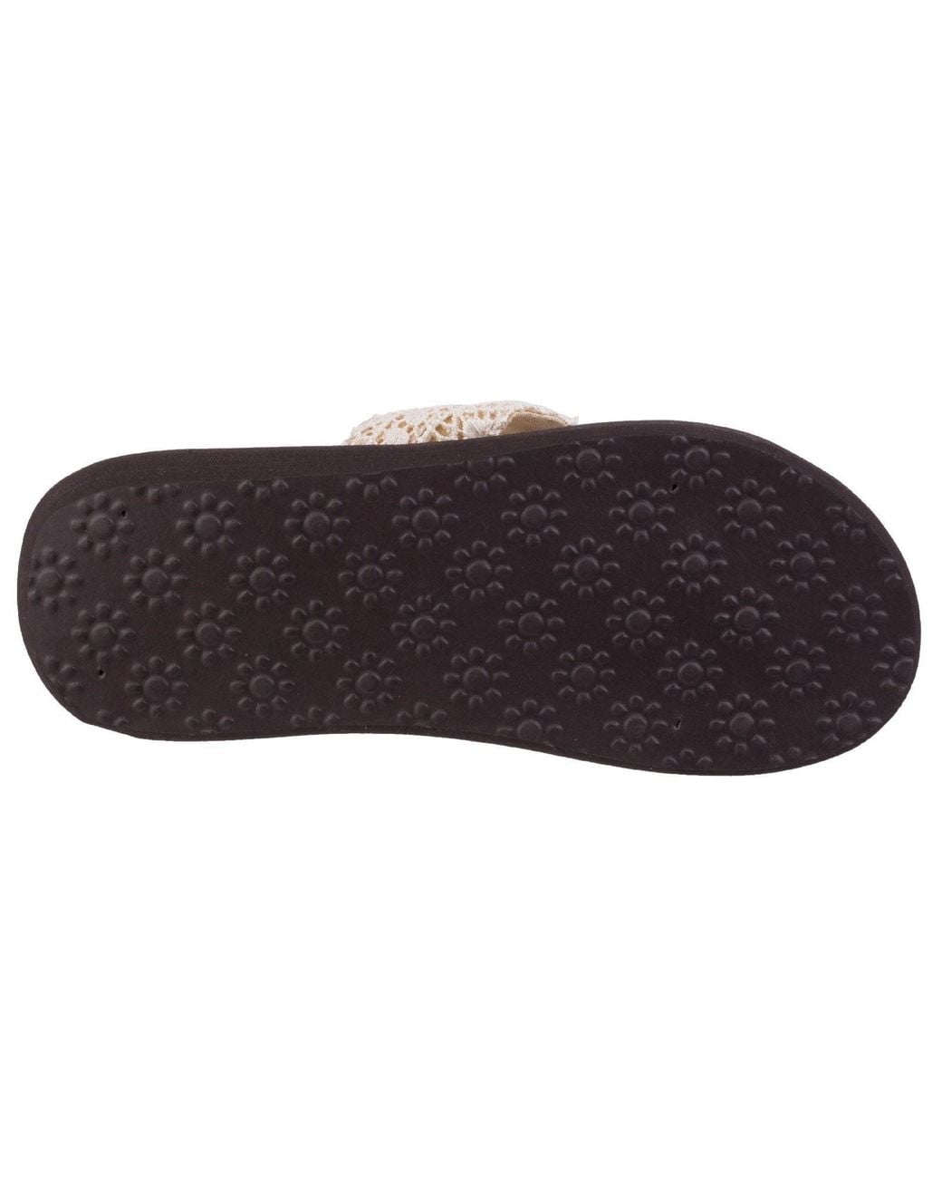 Rocket Dog Brown Spotlight Lima Fabric Multi Flip Flops