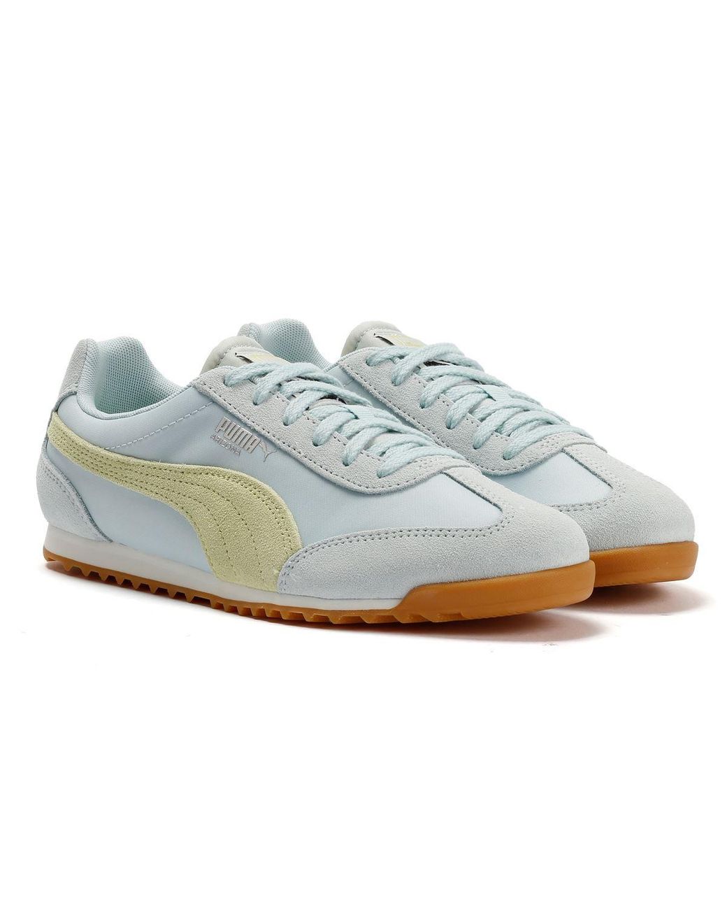 PUMA White Arizona Nylon Trainers