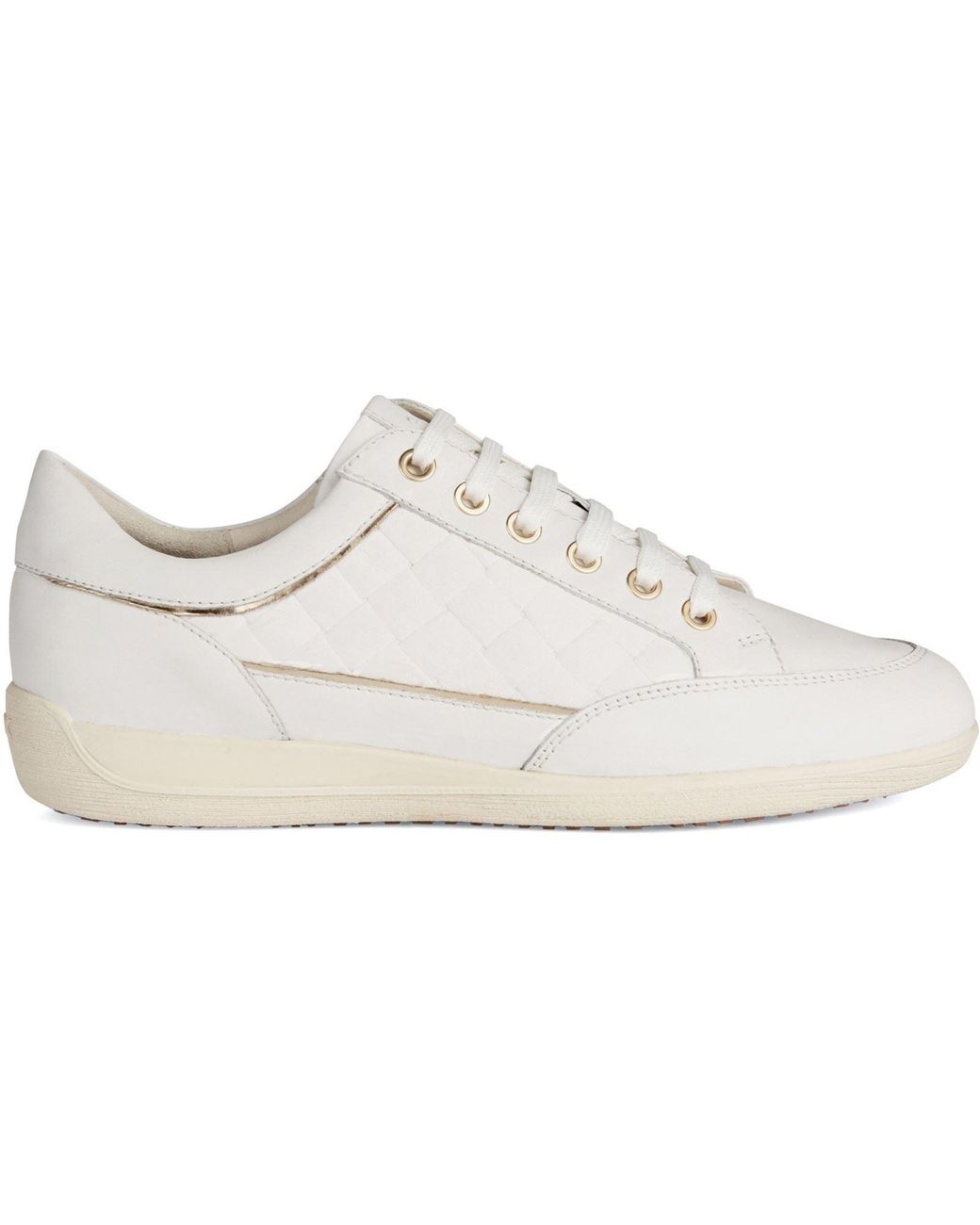 Geox White D Myria A Trainers