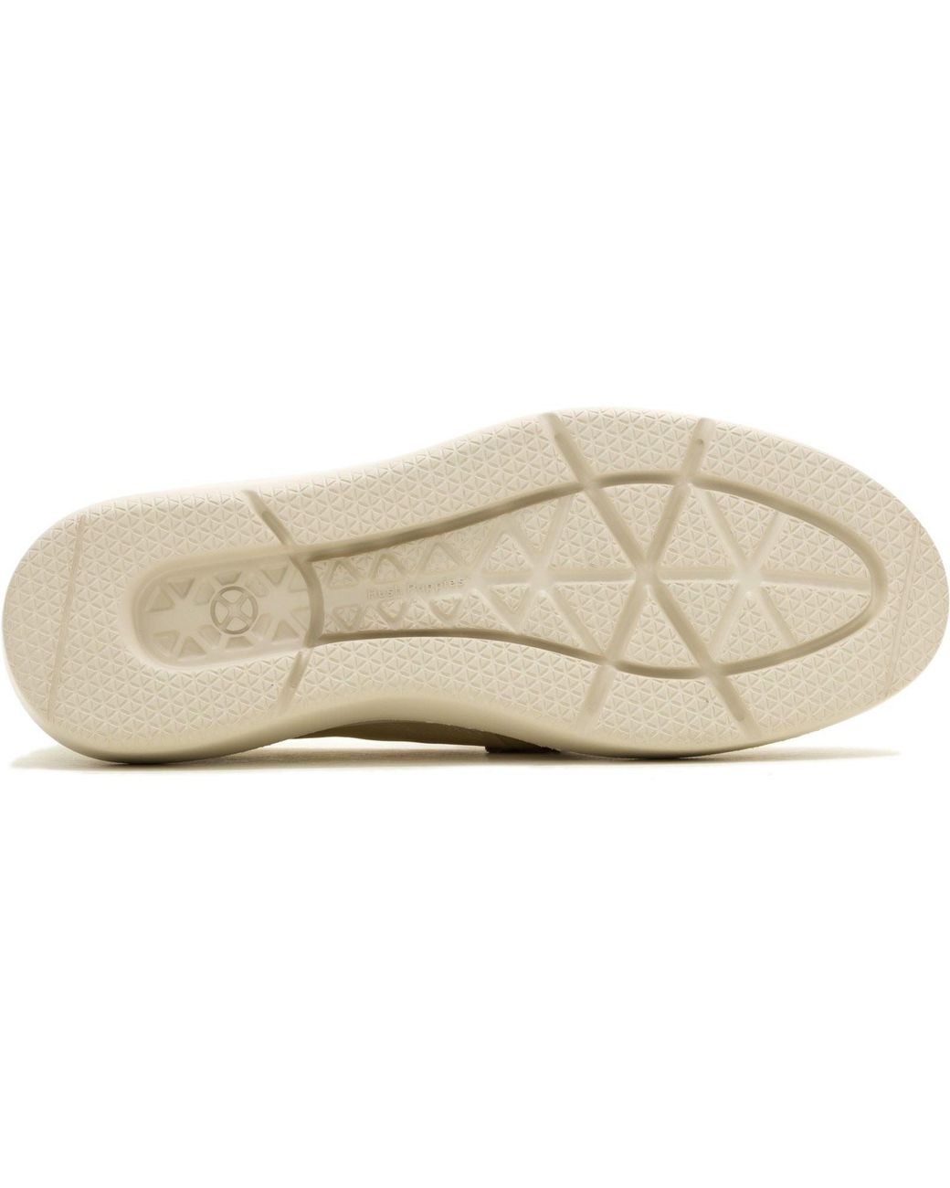 Hush Puppies White Joy Penny Leather Champagne Loafers