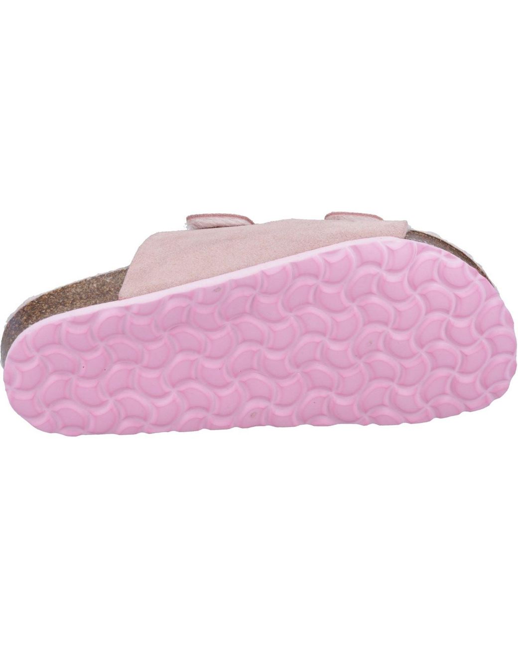 Hush Puppies Pink Jessie Leather Blush Sandals