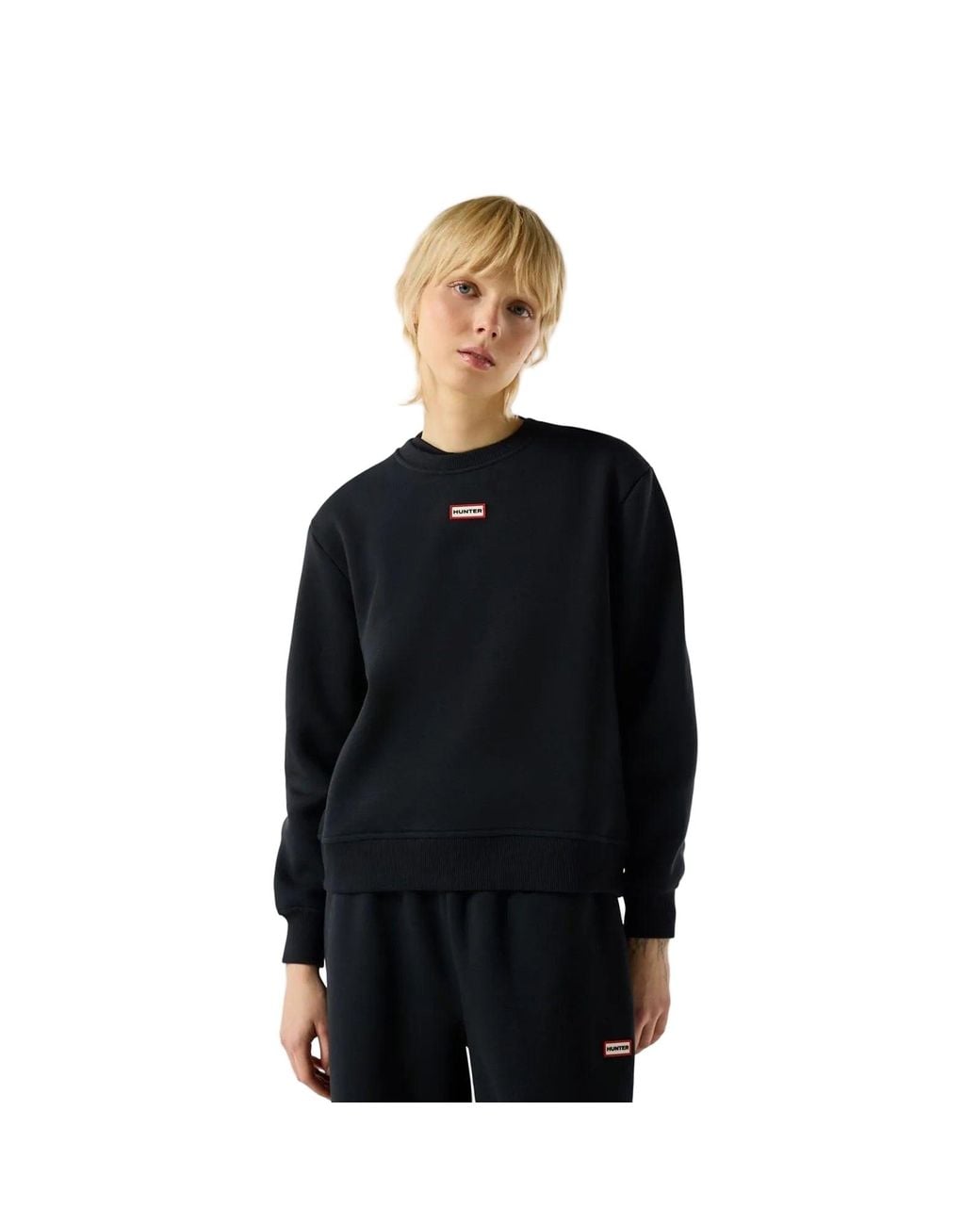 Hunter Black Rl Essentials Crew Sweatshirt