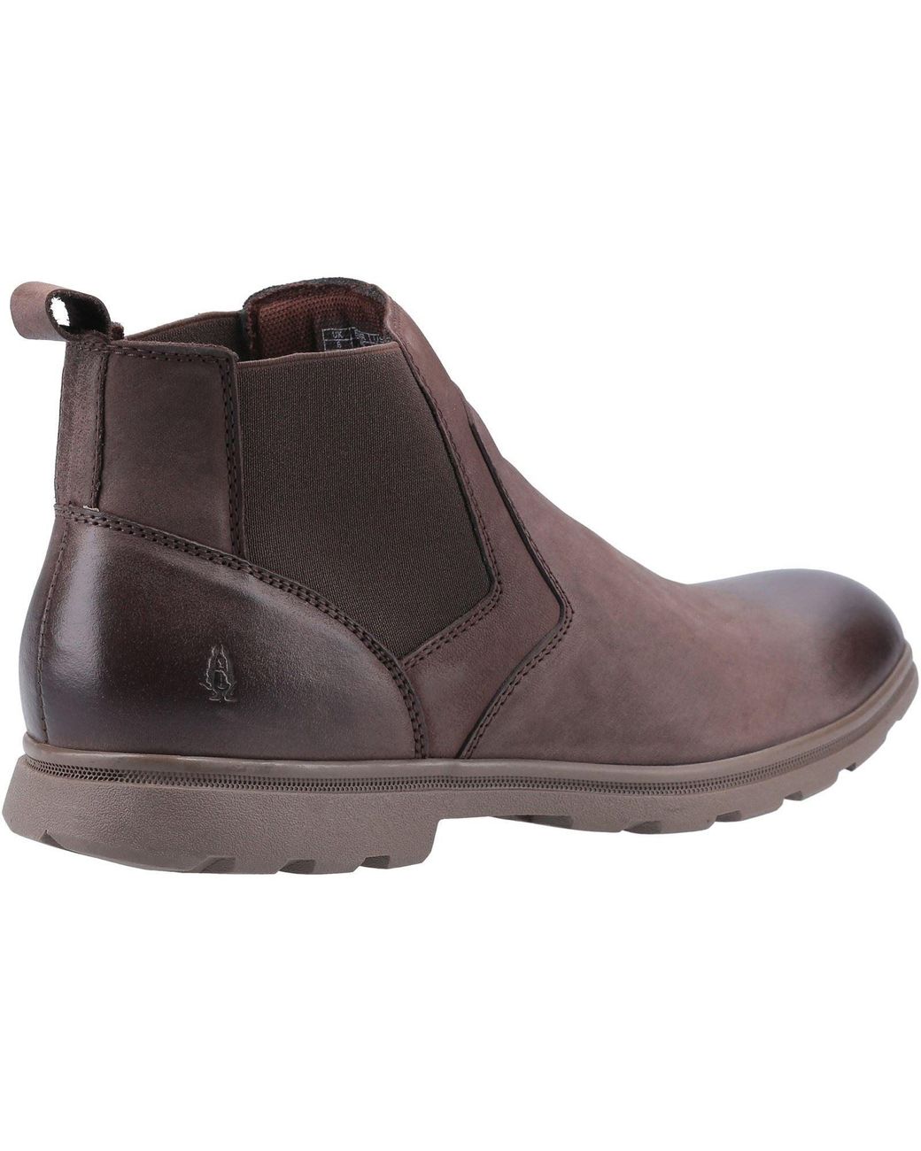 Hush Puppies Brown Tyrone Leather Boots for men