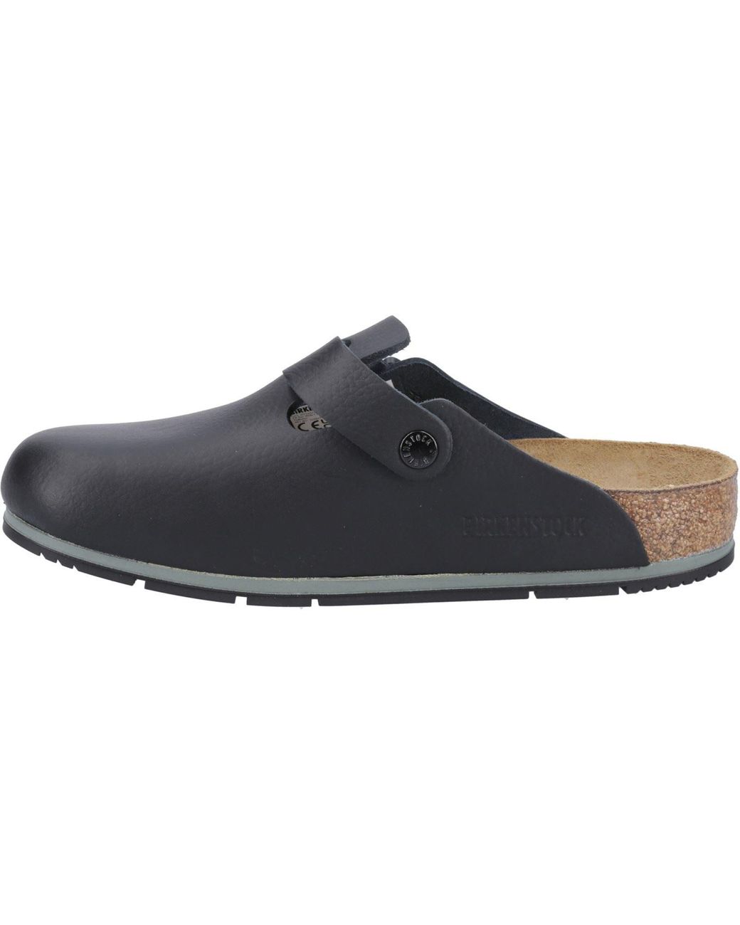 Birkenstock Blue Boston Pro Leather Narrow Fit Clogs