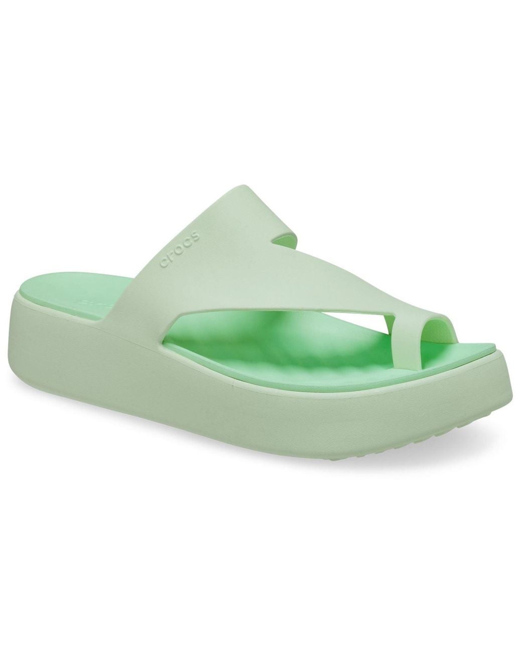 CROCSTM Green Getaway Platform Thermoplastic Jade Tint Sandals