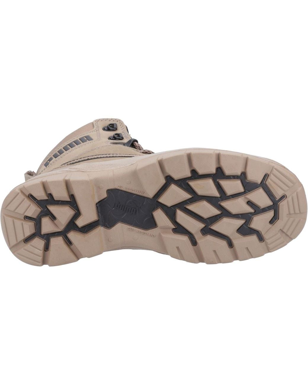 PUMA Gray Conquest Nubuck Stone Safety Boots