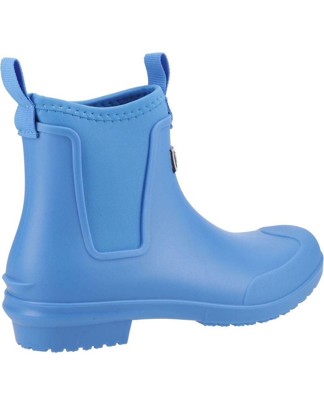 Cotswold Blue Grosvenor Synthetic Bright Wellington Boots