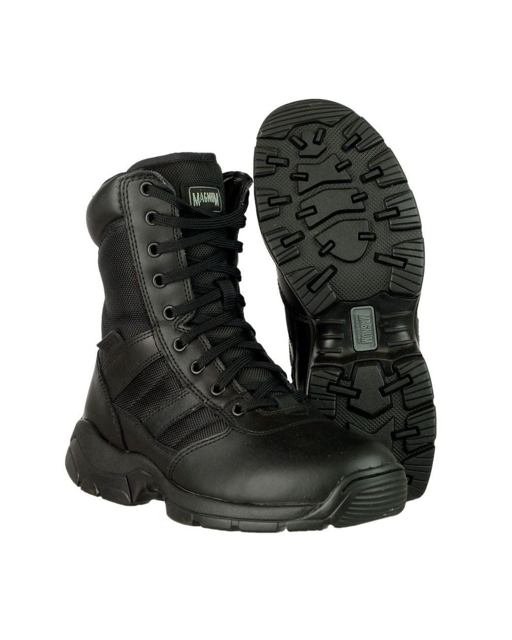 Magnum Black Panther 8.0 Side-Zip Leather/Nylon Safety Boots