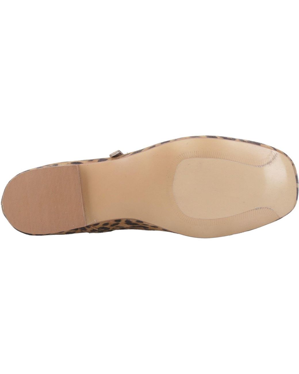 Hush Puppies Brown Pasha Suede Leopard Flats