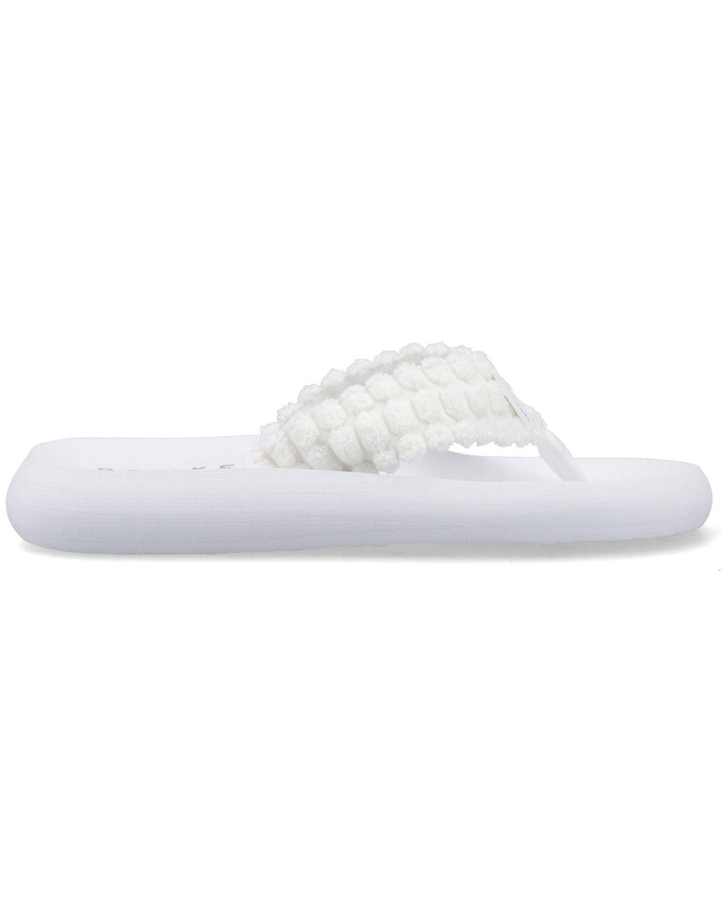 Rocket Dog White Spotlight Atom Textile Flip Flops