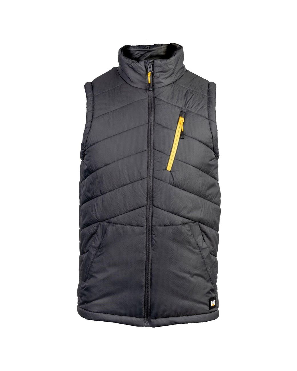Caterpillar Gray Essentials Body Warmer Gilets for men