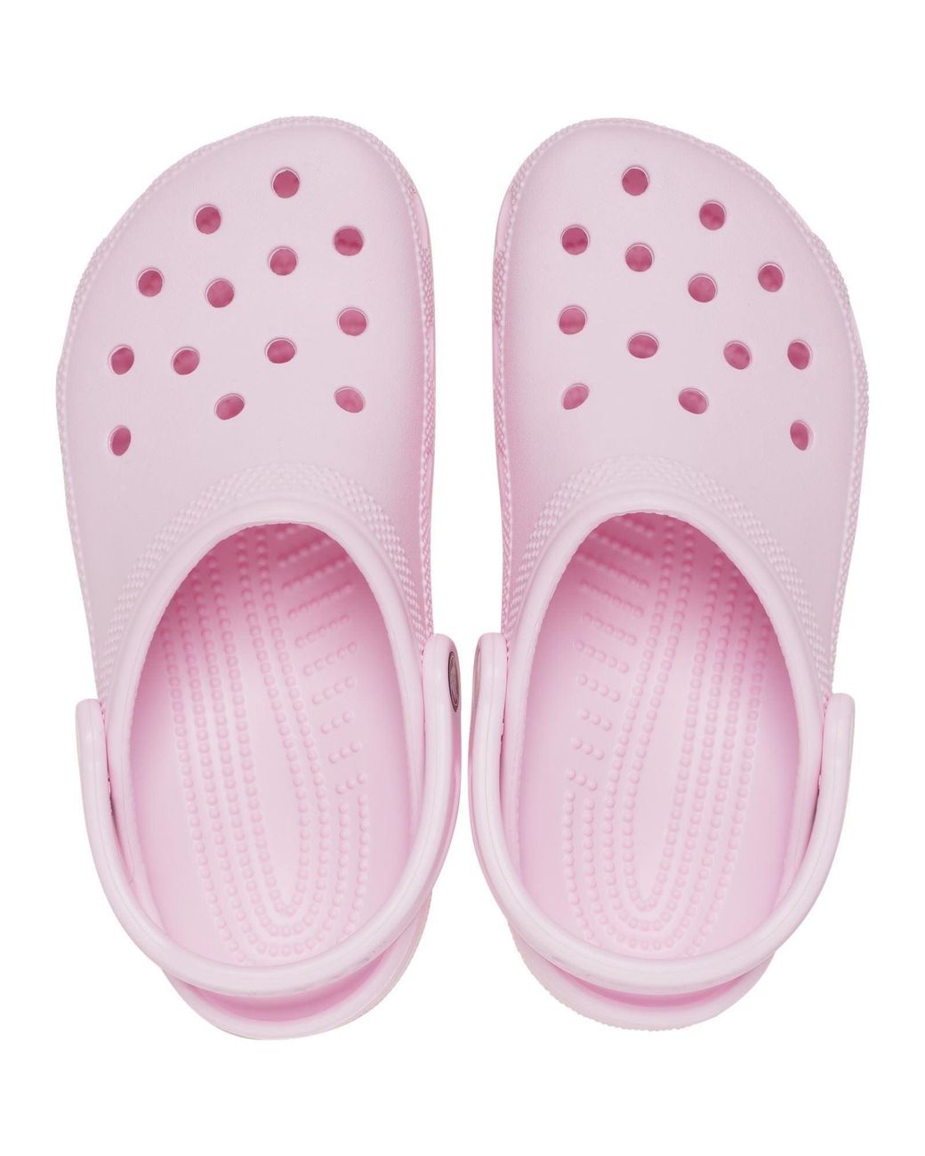 CROCSTM Pink Classic Clog Synthetic Milk Clogs
