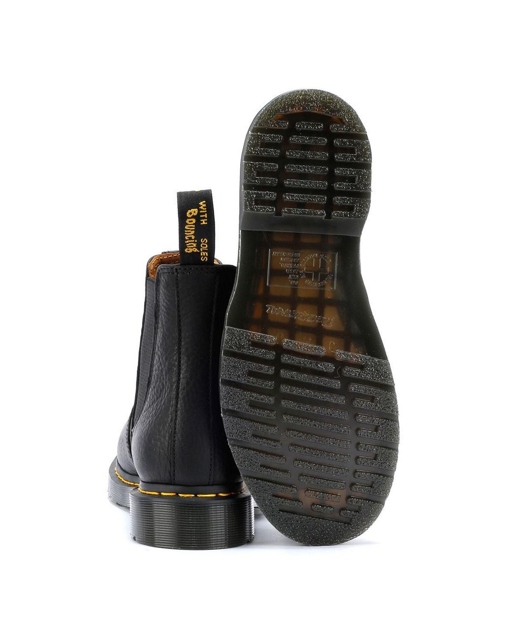Dr. Martens Black 2976 Ambassador Leather Boots