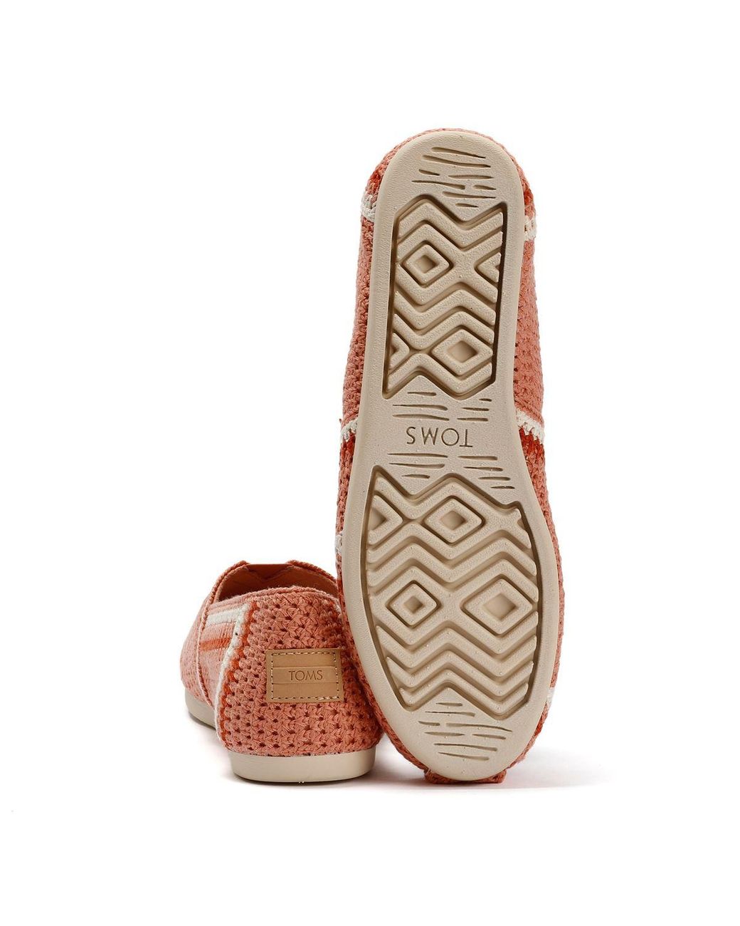 TOMS Red Alpargata Classic Cotton Medium Espadrilles