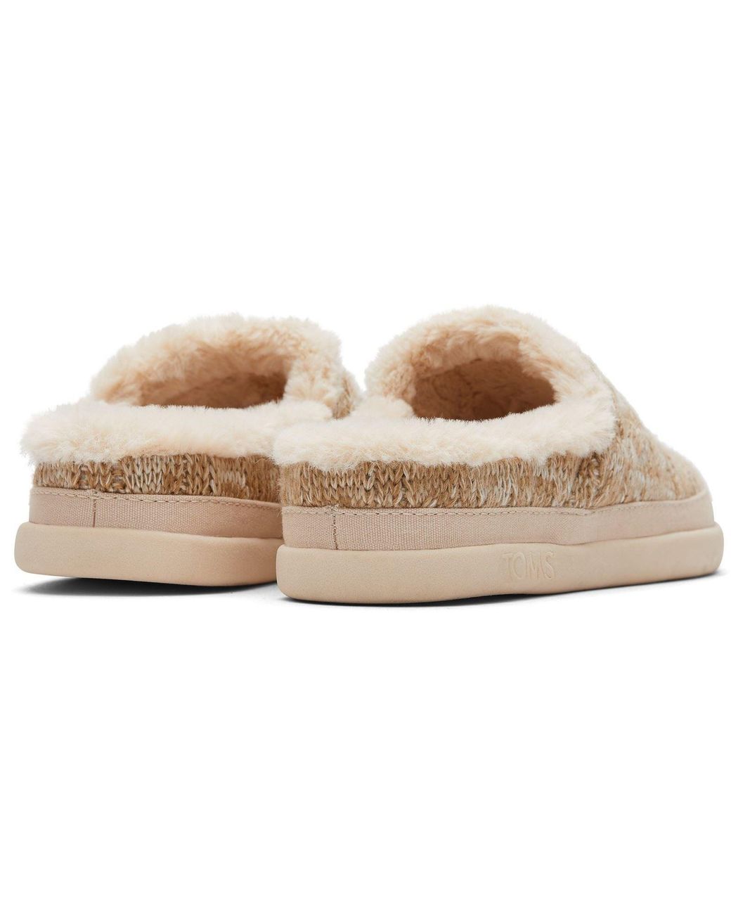 TOMS Natural Sage Polyester Blend Sahara Slippers