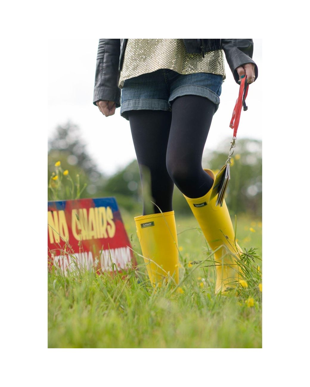 Cotswold Yellow Sandringham Pvc Wellington Boots
