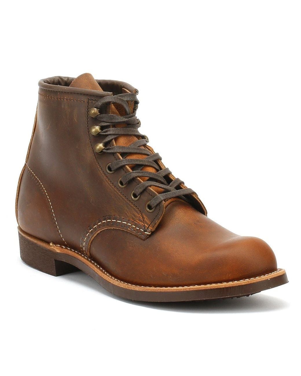 Red Wing Brown Wing 3343 Blacksmith Copper Boots for men