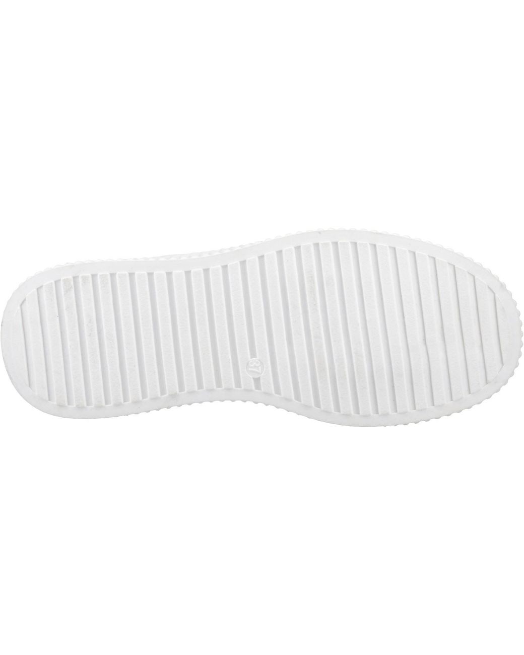 Hush Puppies White Harlow Leather Trainers