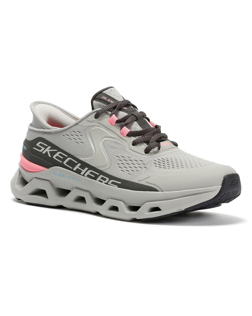 Skechers Gray Slip-Ins Glide Step Altus Mesh Trainers