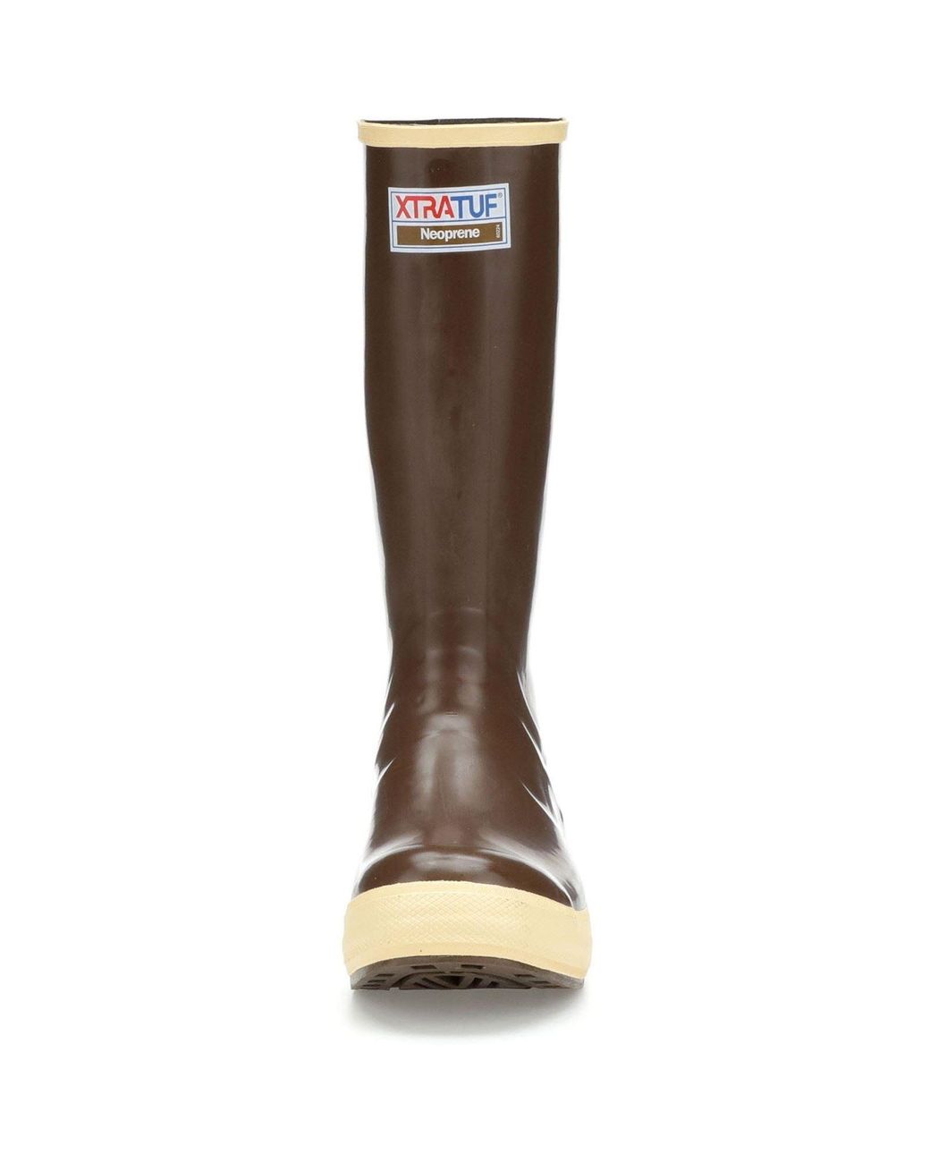 XtraTuf Brown Legacy 15" Plain Toe Rubber Copper/Tan Wellington Boots