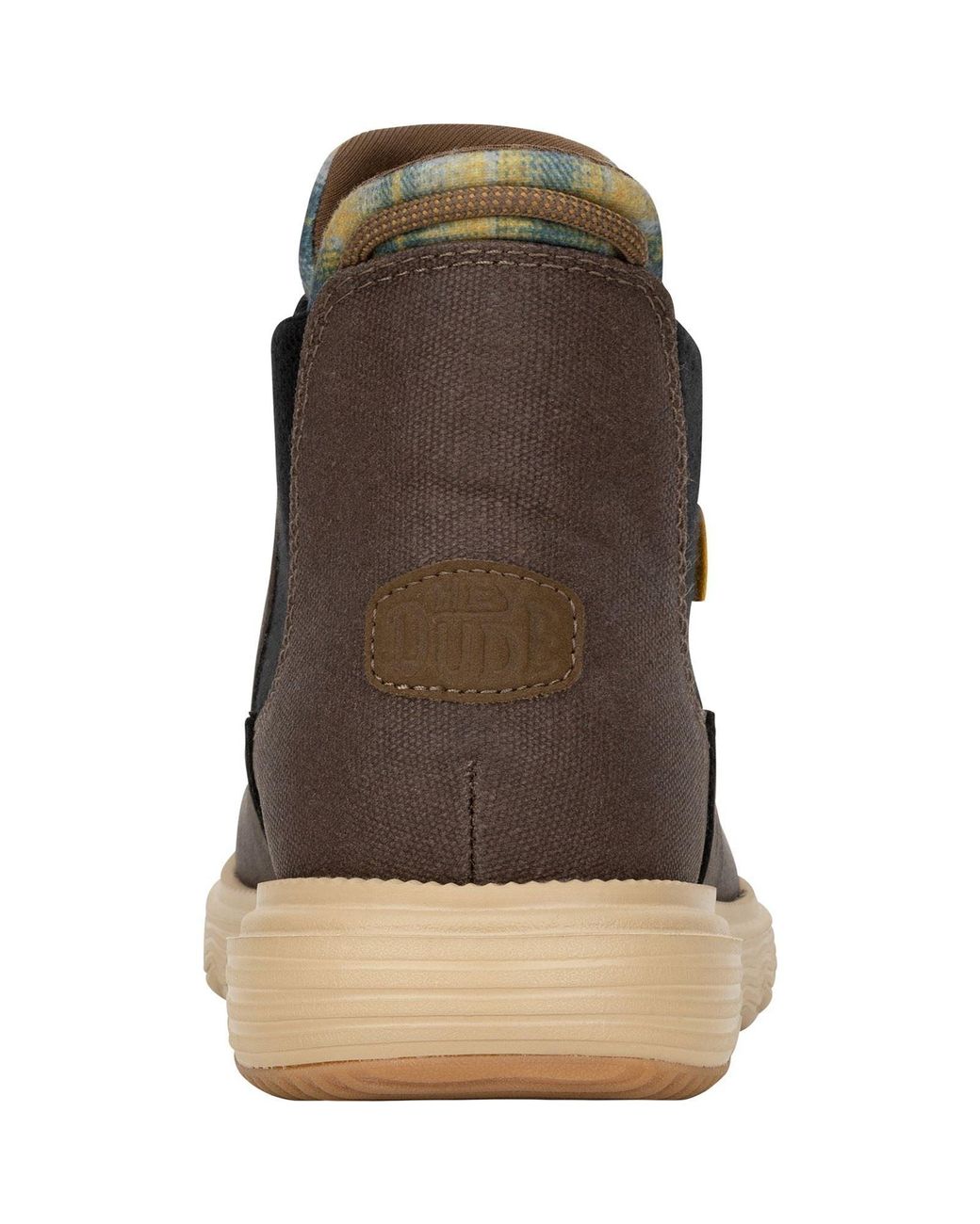 HeyDude Brown Branson Classic Synthetic Desert Boots for men