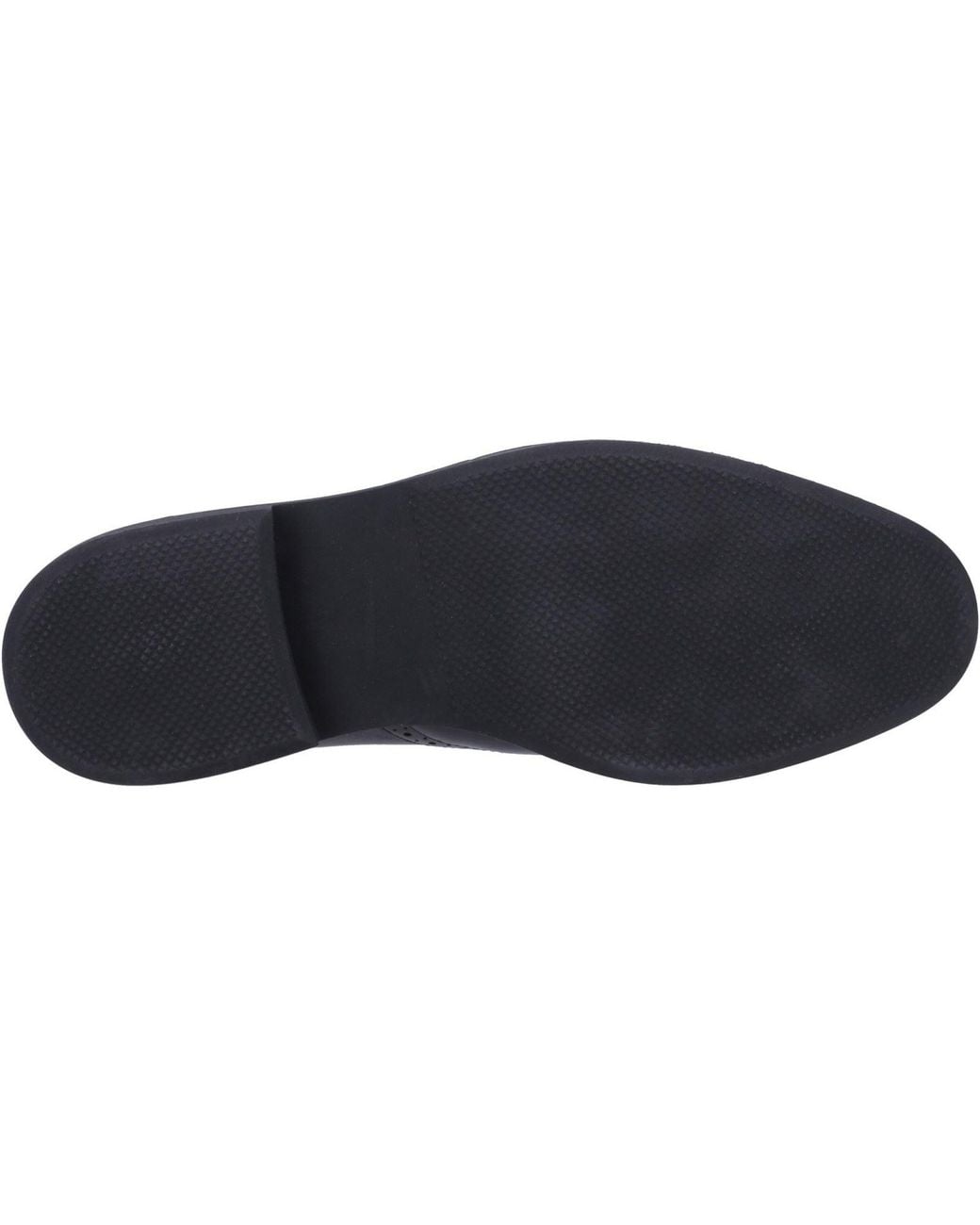 Hush Puppies Black Kingston Leather Brogues Shoes for men