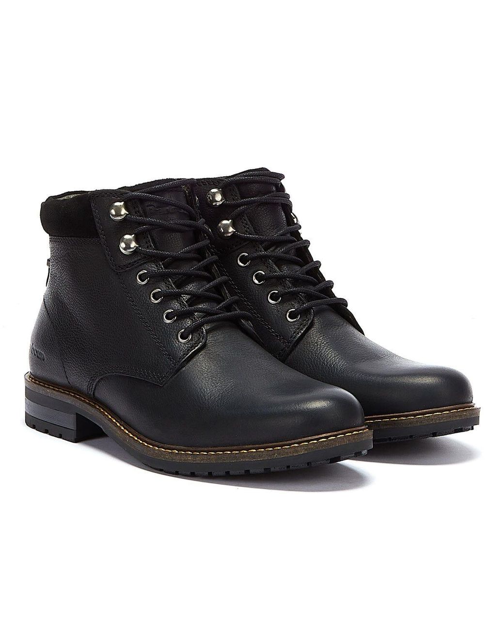 mens black barbour boots