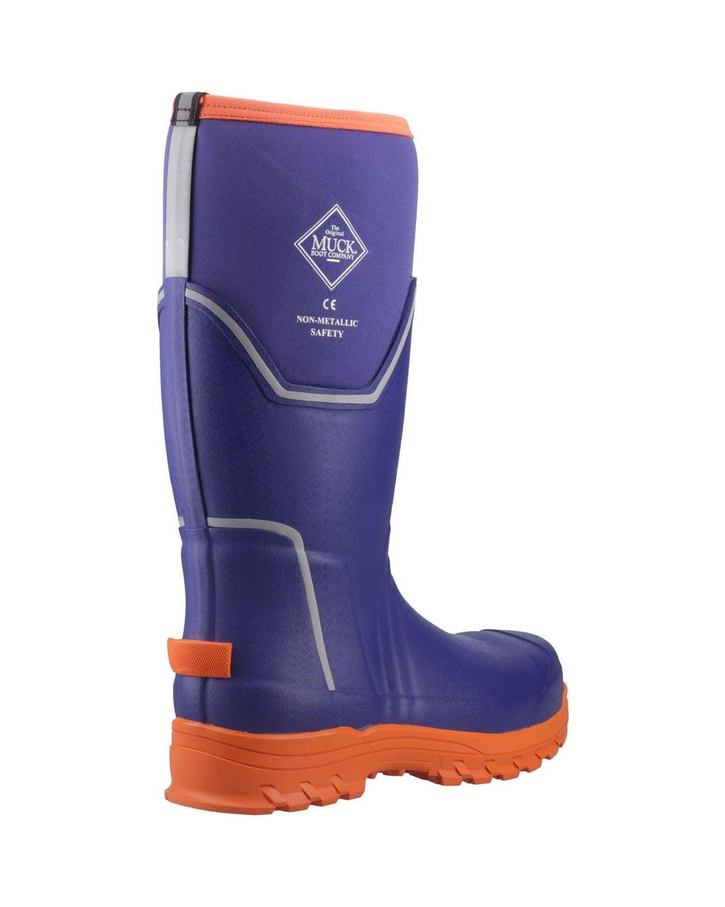 Muck Boot Blue Grit S5 Rubber Wellington Boots for men