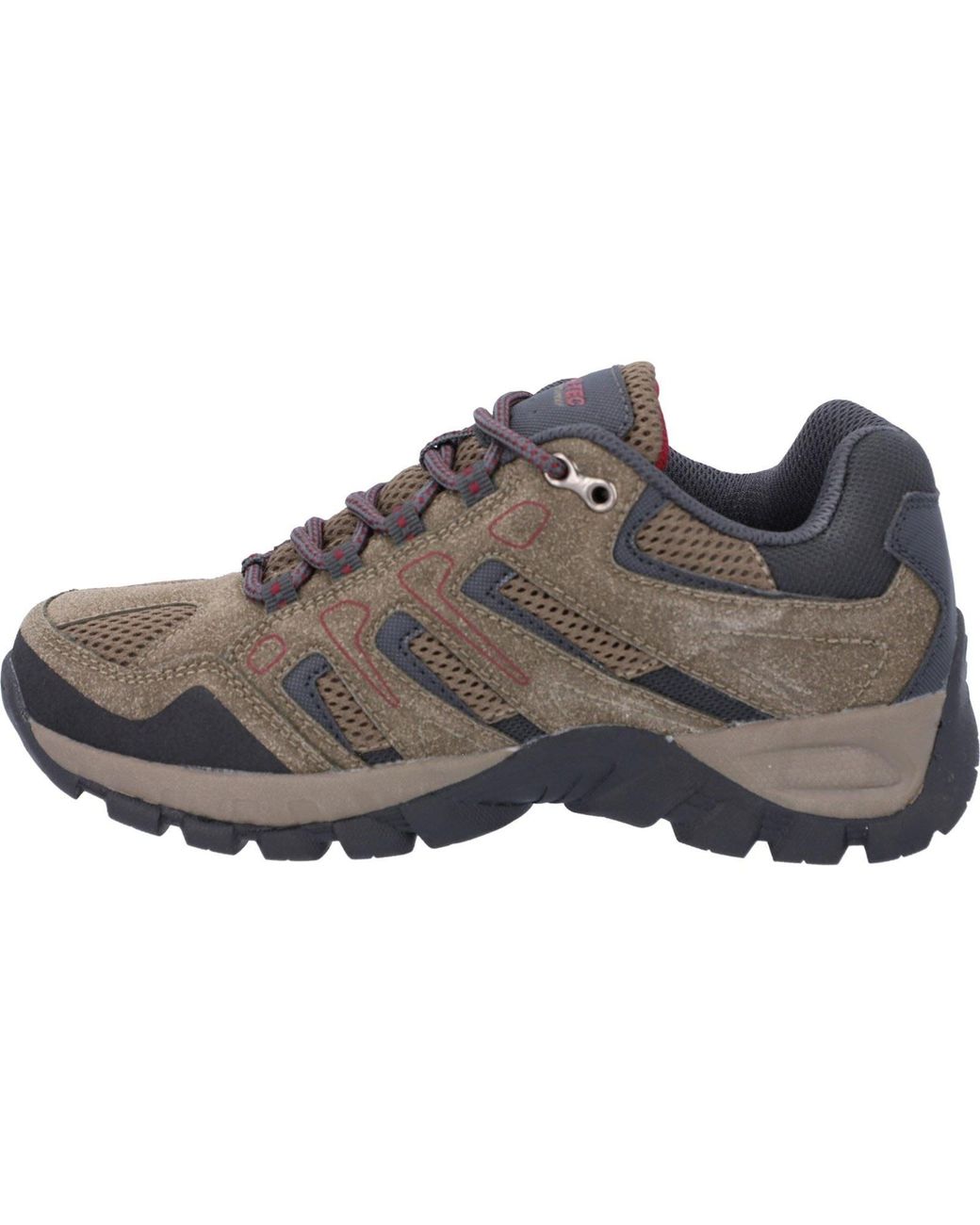 Hi-tec Gray Torca Low Mesh Dark/Charcoal Hiking Boots