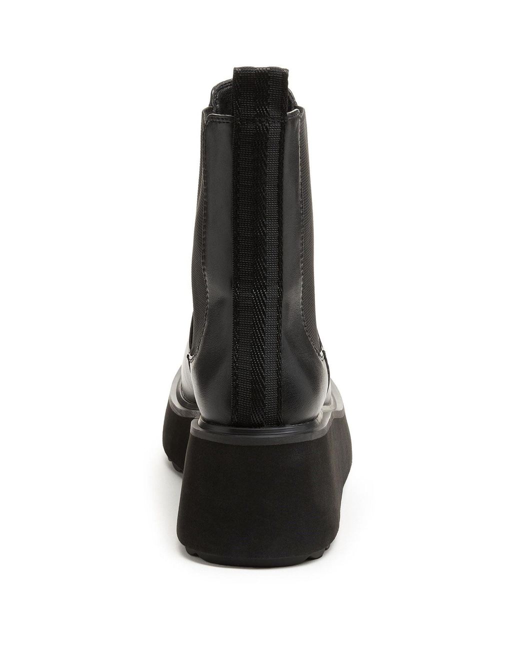 Rocket Dog Black Heyday Synthetic Flat Chelsea Boots
