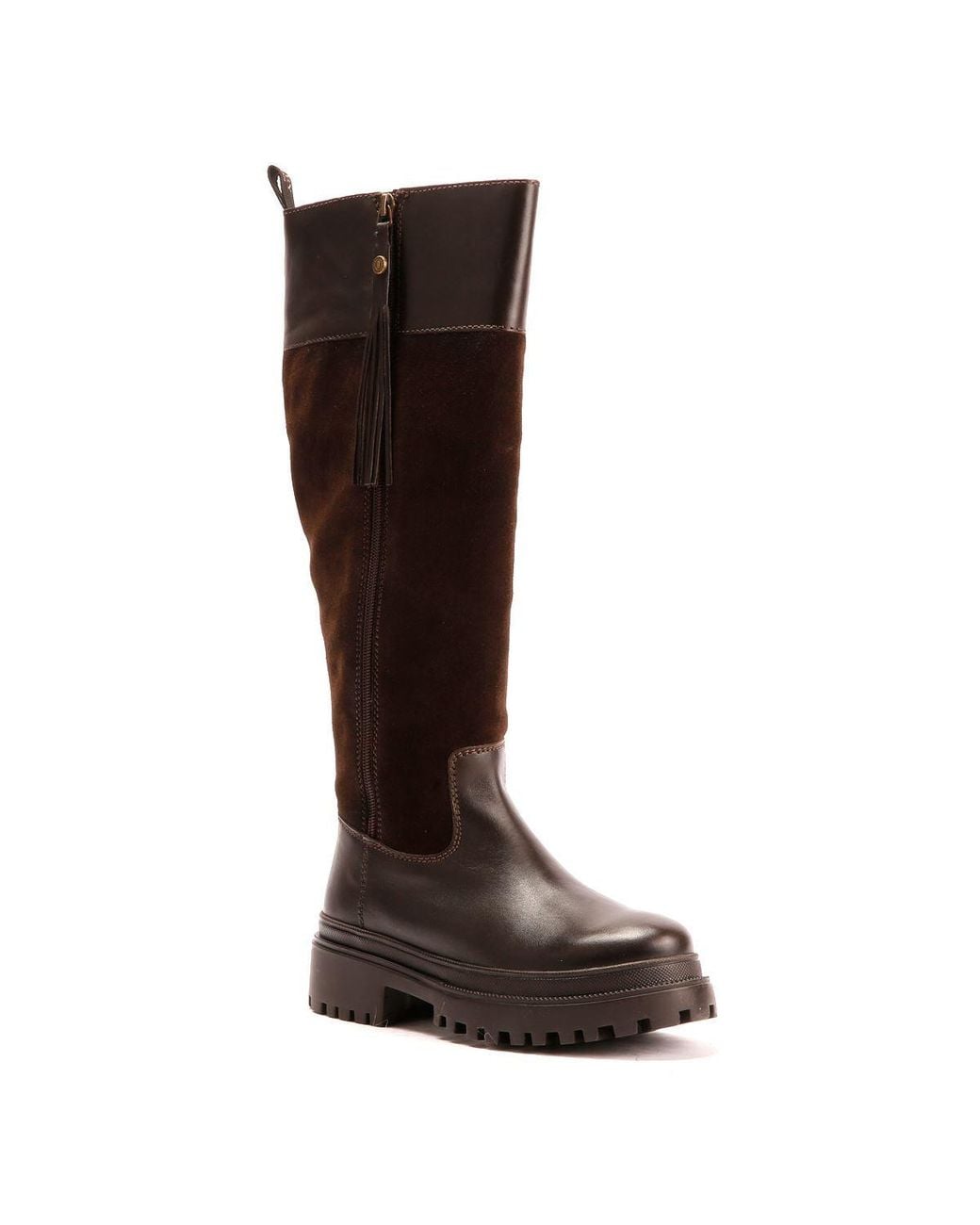 Osprey Brown The Bramble Tall Leather Chocolate Burnish Boots