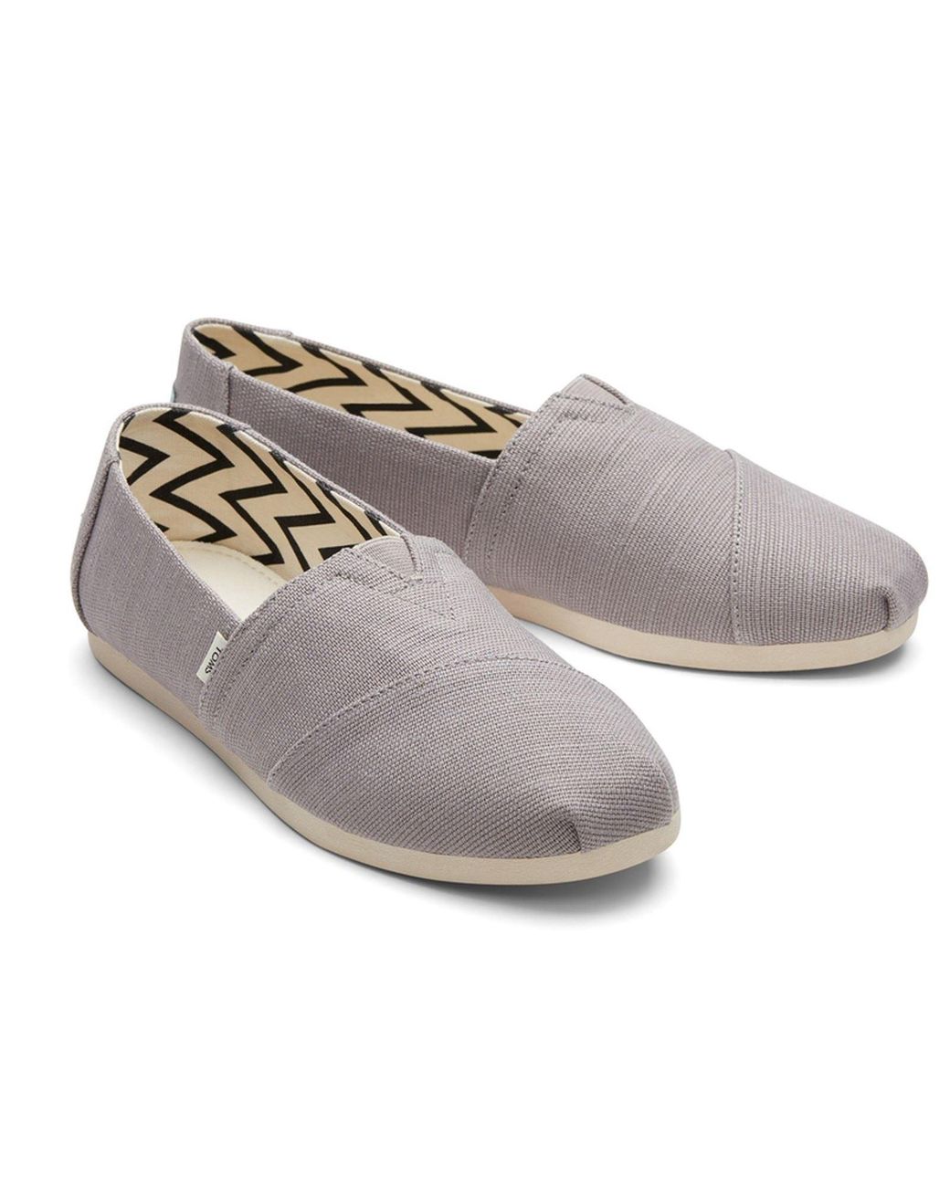 TOMS Gray Alpargata Jute Morning Dove Espadrilles