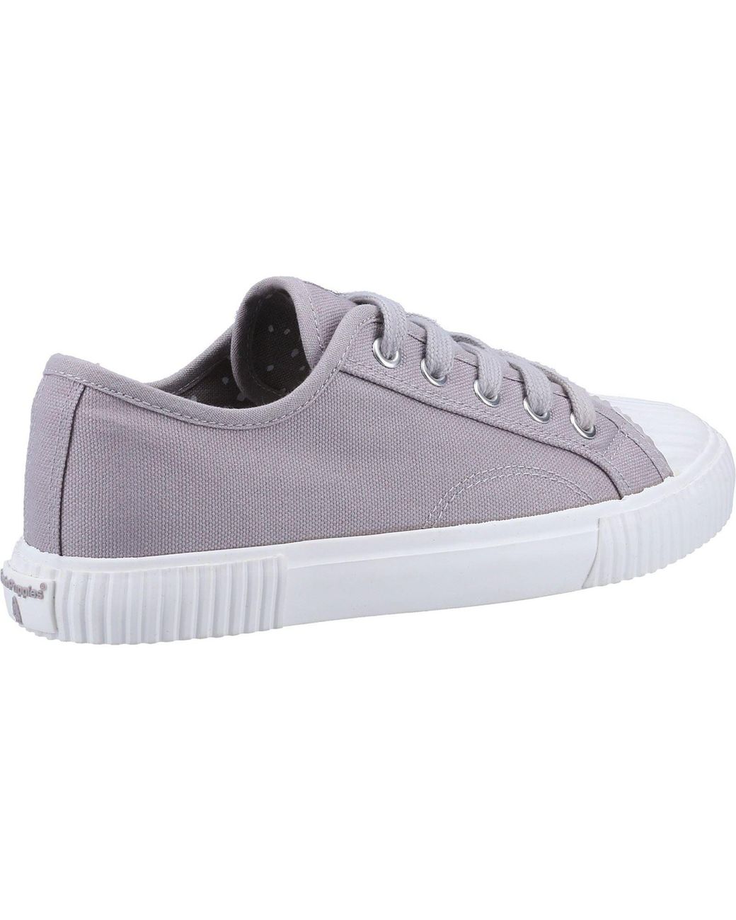 Hush Puppies Gray Brooke Canvas Trainers