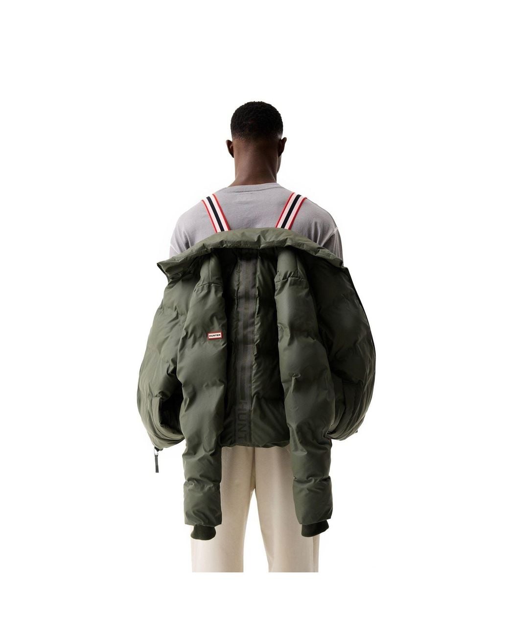 Hunter Green Wiley Puffer Jacket Puffer Jacket for men