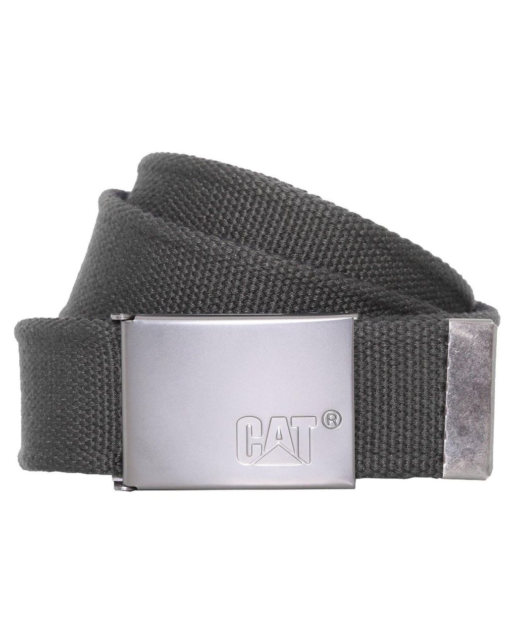 Caterpillar Gray Value Nylon Belts