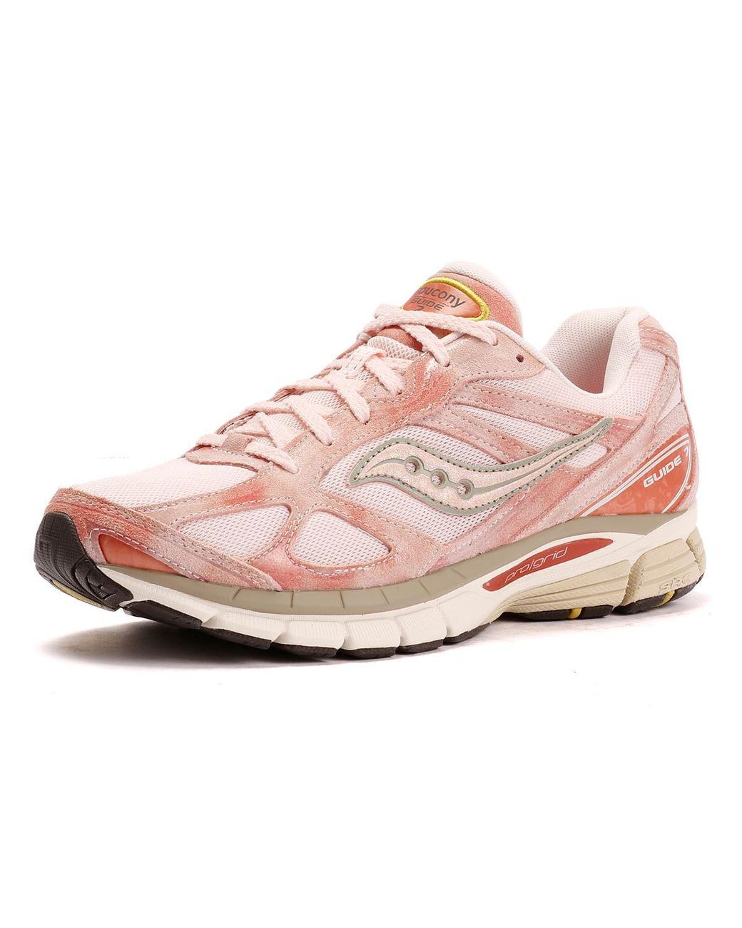 Saucony Pink Progrid Guide 7 Sienna Trainers