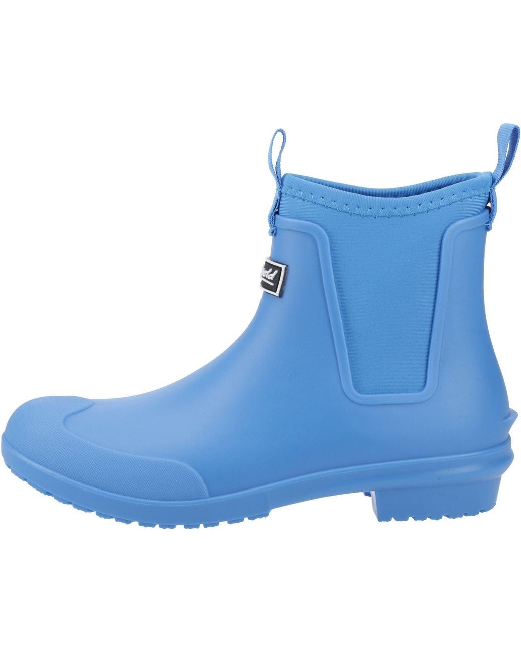 Cotswold Blue Grosvenor Synthetic Bright Wellington Boots