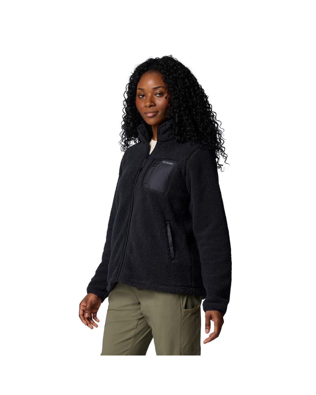 Columbia Black West Bend Full Zip Fleece Jackets
