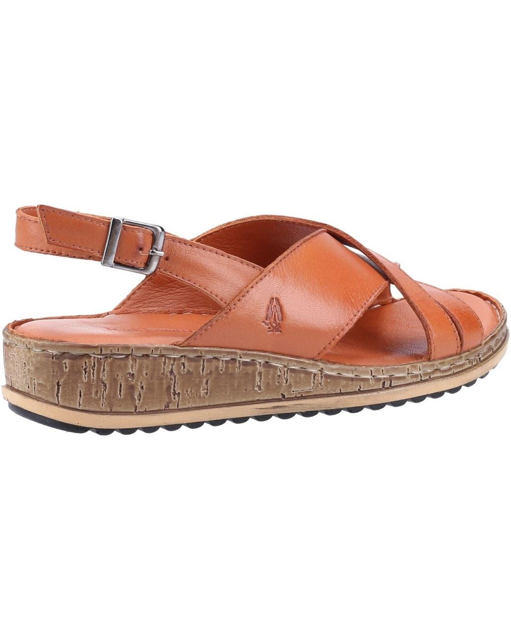 Hush Puppies Pink Elena Leather Wedges